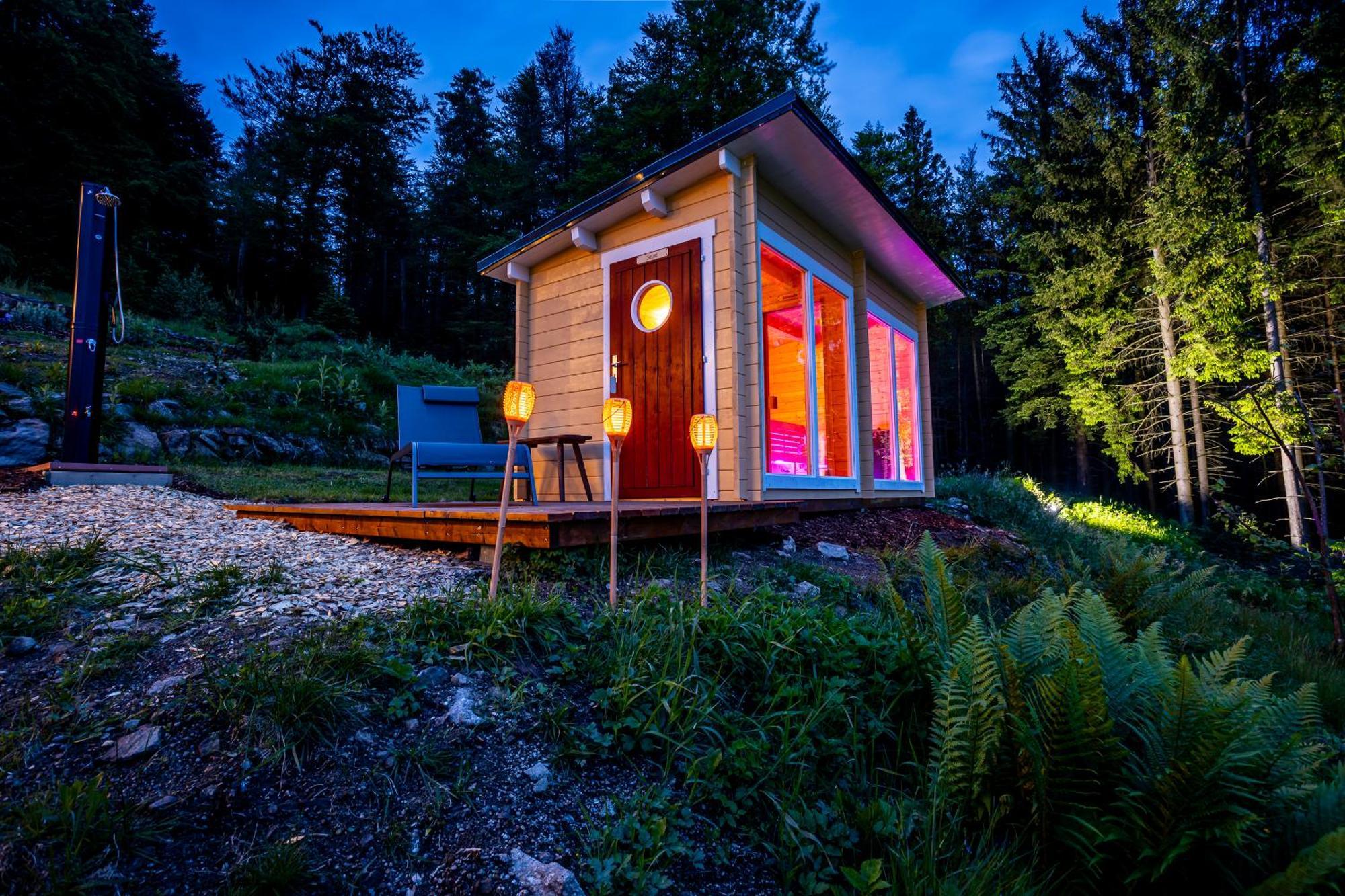 Sonnenhaeusle - Natur. Fernblick. Panorama-Sauna. ザスバッハヴァルデン エクステリア 写真