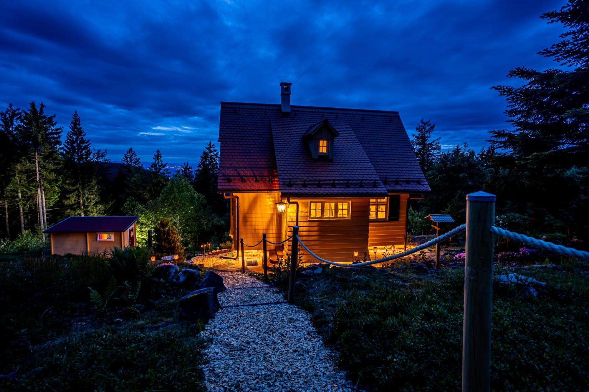 Sonnenhaeusle - Natur. Fernblick. Panorama-Sauna. ザスバッハヴァルデン エクステリア 写真