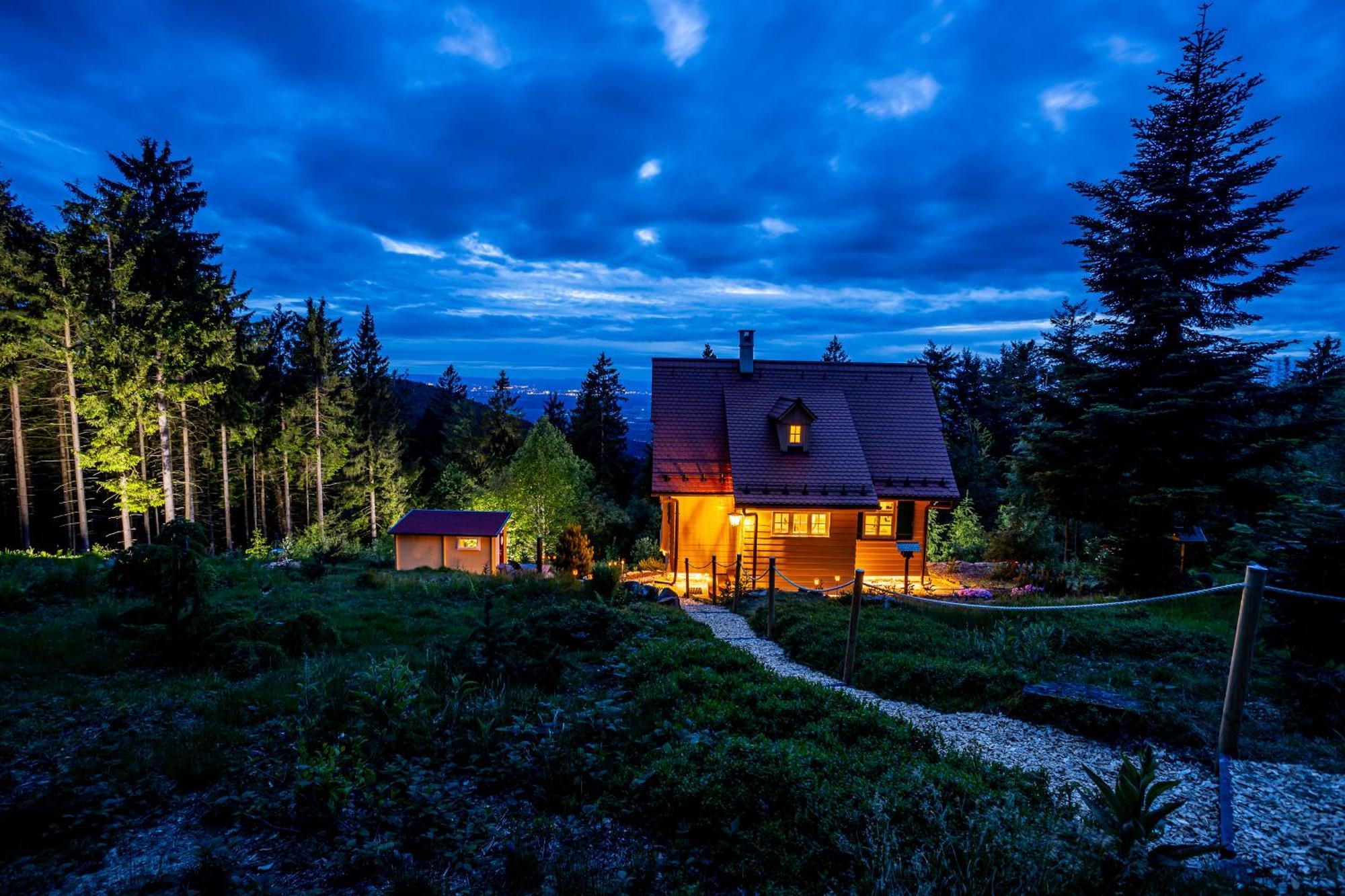 Sonnenhaeusle - Natur. Fernblick. Panorama-Sauna. ザスバッハヴァルデン エクステリア 写真